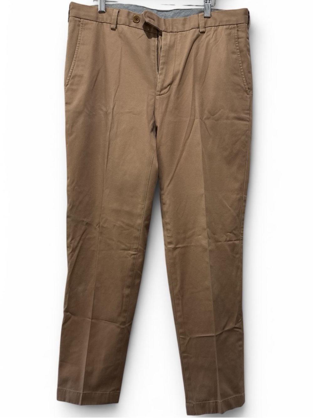 Brooks Brothers Khaki Straight-Leg Chinos in Brown #644